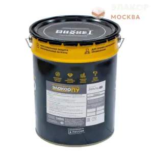 Элакор-ПУ Эмаль-60 глянцевая — краска по бетону